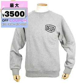 デウス・エクス・マキナ Deus Ex Machina スウェット メンズ バックロゴ 長袖 ［Sサイズ/Mサイズ/Lサイズ］ グレー T-DMW48259D GREY MARLE | コンビニ受取 ブランド【最大3500円クーポン8/14 23:59迄】