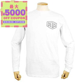 デウス・エクス・マキナ Deus Ex Machina Tシャツ 長袖 メンズ バックロゴ ［Sサイズ/Mサイズ/Lサイズ］ ホワイト T-DMA61831B WHITE | コンビニ受取 ブランド【最大5000円クーポン8/17 23:59迄】