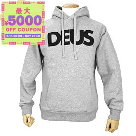 デウス・エクス・マキナ Deus Ex Machina パーカー メンズ ロゴ フーディ ［Sサイズ/Mサイズ/Lサイズ］ グレー DMF88526 GREY MARLE | コンビニ受取 ブランド【最大5000円クーポン8/17 23:59迄】