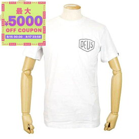 デウス・エクス・マキナ Deus Ex Machina Tシャツ メンズ 半袖 バックロゴ ［Sサイズ/Mサイズ/Lサイズ］ ホワイト T-DMW41808C WHITE | コンビニ受取 ブランド【最大5000円クーポン8/17 23:59迄】