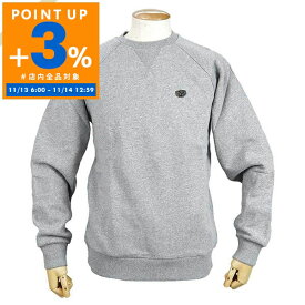 デウス・エクス・マキナ Deus Ex Machina スウェット メンズ ワンポイントロゴ 長袖 ［Sサイズ/Mサイズ/Lサイズ］ グレー DMF208878 GREY MARLE | コンビニ受取 ブランド【全品ポイント3倍 11/14 12:59迄】