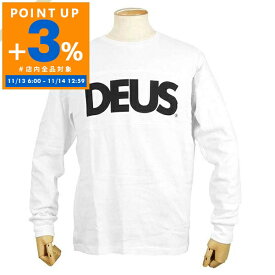 デウス・エクス・マキナ Deus Ex Machina Tシャツ 長袖 メンズ ロゴ ［Sサイズ/Mサイズ/Lサイズ］ ホワイト DMF81530 WHITE | コンビニ受取 ブランド【全品ポイント3倍 11/14 12:59迄】