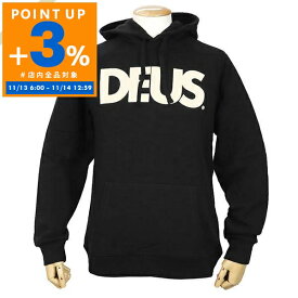 デウス・エクス・マキナ Deus Ex Machina パーカー メンズ ロゴ フーディ ［Sサイズ/Mサイズ/Lサイズ］ ブラック DMF88526 BLACK | コンビニ受取 ブランド【全品ポイント3倍 11/14 12:59迄】