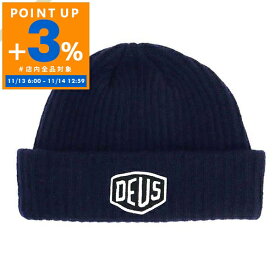デウス・エクス・マキナ Deus Ex Machina 帽子 メンズ ロゴ ビーニー ニットキャップ ネイビー DMW47269 NAVY | コンビニ受取 ブランド【全品ポイント3倍 11/14 12:59迄】