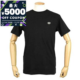デウス・エクス・マキナ Deus Ex Machina Tシャツ メンズ 半袖 ワンポイント ロゴ ［Sサイズ/Mサイズ/Lサイズ］ ブラック T-DMF201877 BLACK | コンビニ受取 ブランド【最大5000円クーポン 11/17 10:59迄】