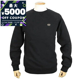 デウス・エクス・マキナ Deus Ex Machina スウェット メンズ ワンポイントロゴ 長袖 ［Sサイズ/Mサイズ/Lサイズ］ ブラック DMF208878 BLACK | コンビニ受取 ブランド【最大5000円クーポン 11/17 10:59迄】