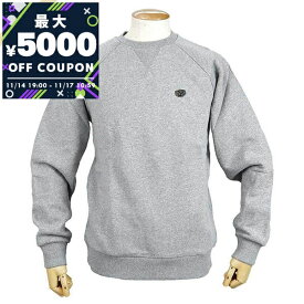 デウス・エクス・マキナ Deus Ex Machina スウェット メンズ ワンポイントロゴ 長袖 ［Sサイズ/Mサイズ/Lサイズ］ グレー DMF208878 GREY MARLE | コンビニ受取 ブランド【最大5000円クーポン 11/17 10:59迄】