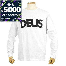 デウス・エクス・マキナ Deus Ex Machina Tシャツ 長袖 メンズ ロゴ ［Sサイズ/Mサイズ/Lサイズ］ ホワイト DMF81530 WHITE | コンビニ受取 ブランド【最大5000円クーポン 11/17 10:59迄】