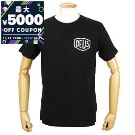 デウス・エクス・マキナ Deus Ex Machina Tシャツ メンズ 半袖 バックロゴ ［Sサイズ/Mサイズ/Lサイズ］ ブラック T-DMW41808C BLACK | コンビニ受取 ブランド【最大5000円クーポン 11/17 10:59迄】