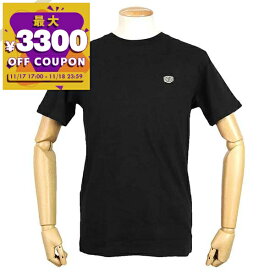 デウス・エクス・マキナ Deus Ex Machina Tシャツ メンズ 半袖 ワンポイント ロゴ ［Sサイズ/Mサイズ/Lサイズ］ ブラック T-DMF201877 BLACK | コンビニ受取 ブランド【最大3300円クーポン 11/18 23:59迄】