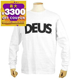 デウス・エクス・マキナ Deus Ex Machina Tシャツ 長袖 メンズ ロゴ ［Sサイズ/Mサイズ/Lサイズ］ ホワイト DMF81530 WHITE | コンビニ受取 ブランド【最大3300円クーポン 11/18 23:59迄】