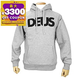 デウス・エクス・マキナ Deus Ex Machina パーカー メンズ ロゴ フーディ ［Sサイズ/Mサイズ/Lサイズ］ グレー DMF88526 GREY MARLE | コンビニ受取 ブランド【最大3300円クーポン 11/18 23:59迄】