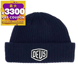 デウス・エクス・マキナ Deus Ex Machina 帽子 メンズ ロゴ ビーニー ニットキャップ ネイビー DMW47269 NAVY | コンビニ受取 ブランド【最大3300円クーポン 11/18 23:59迄】