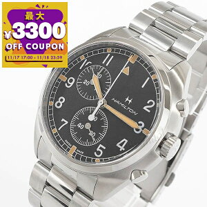 n~g HAMILTON rv Y J[L ArG[V Pilot Pioneer Chrono Quartz 41mm ubN×Vo[ H76522131 | uhyő3300~N[| 11/18 23:59z