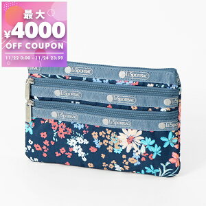 X|[gTbN LeSportsac |[` fB[X 3-ZIP COSMETIC RX|[` ԕ u[n 7158 E718 | uhyő4000~N[| 11/24 23:59z