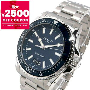 Ob` GUCCI rv Y DIVE _Cu 45mm lCr[×Vo[ YA136203 | uhyő2500~N[| 12/4 12:59z