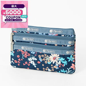 ���X�|�[�g�T�b�N LeSportsac �|�[�` ���f�B�[�X 3-ZIP COSMETIC �R�X���|�[�` �ԕ� �u���[�n 7158 E718 | �u�����h�y�ő�5000�~�N�[�|�� 12/15 23:59���z