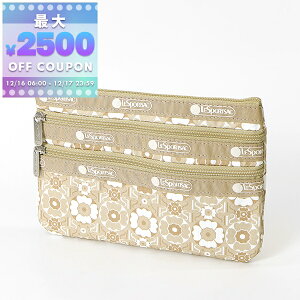 ���X�|�[�g�T�b�N LeSportsac �|�[�` ���f�B�[�X 3-ZIP COSMETIC �R�X���|�[�` �ԕ� �x�[�W���n 7158 E702 | �u�����h�y�ő�2500�~�N�[�|�� 12/17 23:59���z