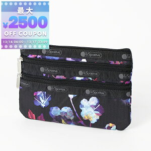 ���X�|�[�g�T�b�N LeSportsac �|�[�` ���f�B�[�X 3-ZIP COSMETIC �R�X���|�[�` �ԕ� �u���b�N �l�C�r�[ 7158 E778 | �u�����h�y�ő�2500�~�N�[�|�� 12/17 23:59���z