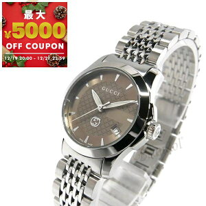 �O�b�` GUCCI �r���v ���f�B�[�X G�^�C�����X G-Timeless 27mm �u���E��×�V���o�[ YA1265007 | �u�����h�y�ő�5000�~�N�[�|�� 12/21 23:59���z