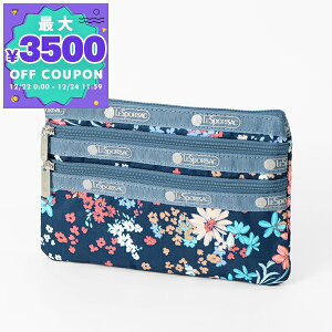 ���X�|�[�g�T�b�N LeSportsac �|�[�` ���f�B�[�X 3-ZIP COSMETIC �R�X���|�[�` �ԕ� �u���[�n 7158 E718 | �u�����h�y�ő�3500�~�N�[�|�� 12/24 11:59���z