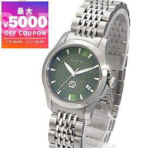 �O�b�` GUCCI �r���v ���f�B�[�X G�^�C�����X G-Timeless 27mm �O���[��×�V���o�[ YA1265008 | �u�����h�y�ő�5000�~�N�[�|�� 1/11 23:59���z
