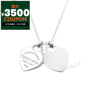 �e�B�t�@�j�[ Tiffany&Co. ���f�B�[�X �l�b�N���X ���^�[�� �g�D �e�B�t�@�j�[ �_�u�� �n�[�g�y���_���g �V���o�[ 22309307 | �R���r�j��� �u�����h�y�ő�2400�~�N�[�|�� 1/9 11:59���z