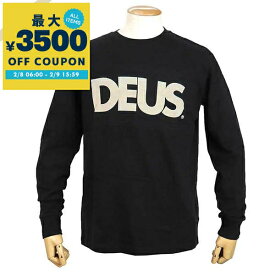 デウス・エクス・マキナ Deus Ex Machina Tシャツ 長袖 メンズ ロゴ ［Sサイズ/Mサイズ/Lサイズ］ ブラック DMF81530 BLACK | コンビニ受取 ブランド【最大3500円クーポン 2/9 15:59迄】