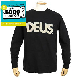 デウス・エクス・マキナ Deus Ex Machina Tシャツ 長袖 メンズ ロゴ ［Sサイズ/Mサイズ/Lサイズ］ ブラック DMF81530 BLACK | コンビニ受取 ブランド【最大5000円クーポン 2/11 10:59迄】