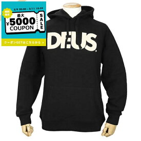 デウス・エクス・マキナ Deus Ex Machina パーカー メンズ ロゴ フーディ ［Sサイズ/Mサイズ/Lサイズ］ ブラック DMF88526 BLACK | コンビニ受取 ブランド【最大5000円クーポン 2/11 10:59迄】