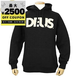 デウス・エクス・マキナ Deus Ex Machina パーカー メンズ ロゴ フーディ ［Sサイズ/Mサイズ/Lサイズ］ ブラック DMF88526 BLACK | コンビニ受取 ブランド【最大2500円クーポン 2/13 23:59迄】