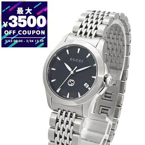 �O�b�` GUCCI �r���v ���f�B�[�X G�^�C�����X G-Timeless 27mm �u���b�N×�V���o�[ YA1265006 | �u�����h�y�ő�3500�~�N�[�|�� 3/24 13:59���z