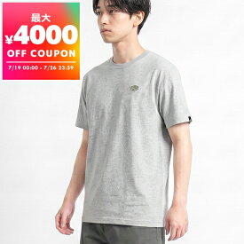 デウス・エクス・マキナ Deus Ex Machina Tシャツ メンズ 半袖 ワンポイント ロゴ ［Sサイズ/Mサイズ/Lサイズ］ グレー T-DMF201877 GREY MARLE | コンビニ受取 ブランド【最大4000円クーポン 7/26 23:59迄】