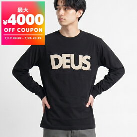 デウス・エクス・マキナ Deus Ex Machina Tシャツ 長袖 メンズ ロゴ ［Sサイズ/Mサイズ/Lサイズ］ ブラック DMF81530 BLACK | コンビニ受取 ブランド【最大4000円クーポン 7/26 23:59迄】
