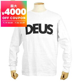 デウス・エクス・マキナ Deus Ex Machina Tシャツ 長袖 メンズ ロゴ ［Sサイズ/Mサイズ/Lサイズ］ ホワイト DMF81530 WHITE | コンビニ受取 ブランド【最大4000円クーポン 7/26 23:59迄】