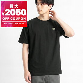 デウス・エクス・マキナ Deus Ex Machina Tシャツ メンズ 半袖 ワンポイント ロゴ ［Sサイズ/Mサイズ/Lサイズ］ ブラック T-DMF201877 BLACK | コンビニ受取 ブランド【最大2050円クーポン 8/8 23:59迄】