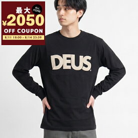 デウス・エクス・マキナ Deus Ex Machina Tシャツ 長袖 メンズ ロゴ ［Sサイズ/Mサイズ/Lサイズ］ ブラック DMF81530 BLACK | コンビニ受取 ブランド【最大2050円クーポン 8/14 23:59迄】