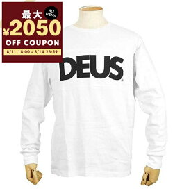 デウス・エクス・マキナ Deus Ex Machina Tシャツ 長袖 メンズ ロゴ ［Sサイズ/Mサイズ/Lサイズ］ ホワイト DMF81530 WHITE | コンビニ受取 ブランド【最大2050円クーポン 8/14 23:59迄】