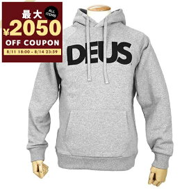 デウス・エクス・マキナ Deus Ex Machina パーカー メンズ ロゴ フーディ ［Sサイズ/Mサイズ/Lサイズ］ グレー DMF88526 GREY MARLE | コンビニ受取 ブランド【最大2050円クーポン 8/14 23:59迄】