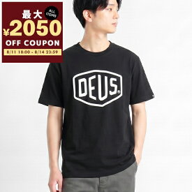 デウス・エクス・マキナ Deus Ex Machina Tシャツ メンズ 半袖 ロゴ ［Sサイズ/Mサイズ/Lサイズ］ ブラック T-DMW41808E BLACK | コンビニ受取 ブランド【最大2050円クーポン 8/14 23:59迄】