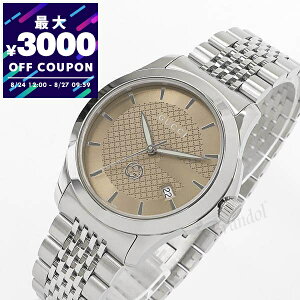 �O�b�` GUCCI �r���v �����Y G�^�C�����X G-Timeless 38mm �u���E��×�V���o�[ YA1264107 | �u�����h�y�ő�3000�~�N�[�|�� 8/27 9:59���z