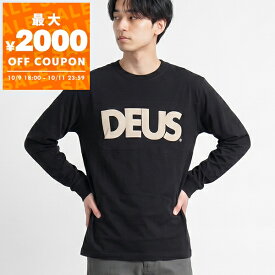 デウス・エクス・マキナ Deus Ex Machina Tシャツ 長袖 メンズ ロゴ ［Sサイズ/Mサイズ/Lサイズ］ ブラック DMF81530 BLACK | コンビニ受取 ブランド【最大2000円クーポン 10/11 23:59迄】