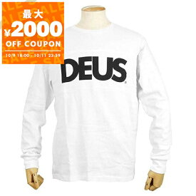 デウス・エクス・マキナ Deus Ex Machina Tシャツ 長袖 メンズ ロゴ ［Sサイズ/Mサイズ/Lサイズ］ ホワイト DMF81530 WHITE | コンビニ受取 ブランド【最大2000円クーポン 10/11 23:59迄】
