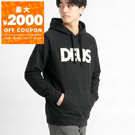 デウス・エクス・マキナ Deus Ex Machina パーカー メンズ ロゴ フーディ ［Sサイズ/Mサイズ/Lサイズ］ ブラック DMF88526 BLACK | コンビニ受取 ブランド【最大2000円クーポン 10/11 23:59迄】