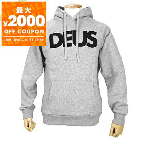 デウス・エクス・マキナ Deus Ex Machina パーカー メンズ ロゴ フーディ ［Sサイズ/Mサイズ/Lサイズ］ グレー DMF88526 GREY MARLE | コンビニ受取 ブランド【最大2000円クーポン 10/11 23:59迄】