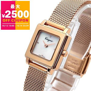 �t�F���K�� Ferragamo �r���v ���f�B�[�X SQUARE �X�N�G�A 20mm ���b�V���x���g �z���C�g�p�[��×���[�Y�S�[���h SFBY00219 | �u�����h�y�ő�2500�~�N�[�|�� 10/14 23:59���z