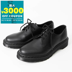�h�N�^�[�}�[�`�� Dr.Martens ���U�[�V���[�Y �����Y ���f�B�[�X 1461 MONO 3�z�[���V���[�Y �m23.0cm/24.0cm/25.0cm/26.0cm/27.0cm/28.0cm�n �u���b�N 14345001 | �u�����h�y�ő�3000�~�N�[�|�� 10/18 23:59���z