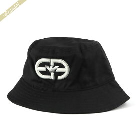 エンポリオアルマーニ EMPORIO ARMANI メンズ 帽子 EAロゴ バケットハット ［S/Mサイズ・L/XLサイズ］ ブラック 627867 2R554 00020 | コンビニ受取 ブランド