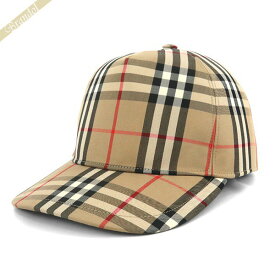 バーバリー BURBERRY メンズ・レディース 帽子 ヴィンテージチェック ベースボールキャップ ［Mサイズ/Lサイズ］ ベージュ系 8026929 | コンビニ受取 ブランド