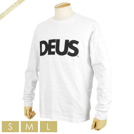 デウス・エクス・マキナ Deus Ex Machina メンズ 長袖 Tシャツ ロゴ ［Sサイズ/Mサイズ/Lサイズ］ ホワイト DMF81530 WHITE | コンビニ受取 ブランド